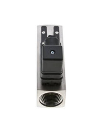 Contrôleur de débit à section variable pour eau 30-90 l/min 300 bar G1'' en acier inoxydable