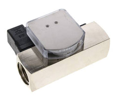 Débitmètre et contrôleur de débit à section variable pour huile 0.5-1.5 l/min G1'' en laiton