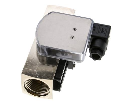 Débitmètre et contrôleur de débit à section variable pour huile 0.5-1.5 l/min G1'' en laiton