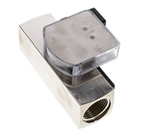 Débitmètre et contrôleur de débit à section variable pour huile 1-4 l/min G1'' en laiton