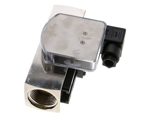 Débitmètre et contrôleur de débit à section variable pour huile 1-4 l/min G1'' en laiton