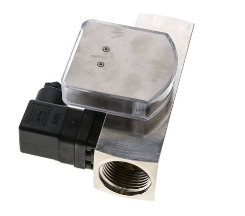 Débitmètre et contrôleur de débit à section variable pour huile 1-4 l/min G1'' en laiton