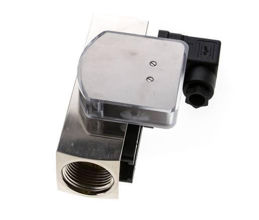 Débitmètre et contrôleur de débit à section variable pour huile 2-8 l/min G1'' en laiton
