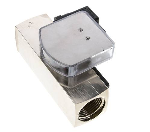 Débitmètre et contrôleur de débit à section variable pour huile 3-10 l/min G1'' en laiton