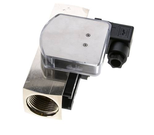 Débitmètre et contrôleur de débit à section variable pour huile 3-10 l/min G1'' en laiton
