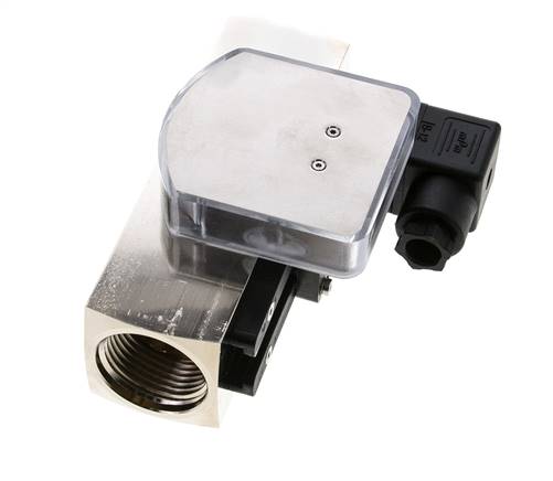 Débitmètre et contrôleur de débit à section variable pour huile 5-15 l/min G1'' en laiton