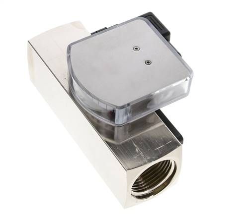 Débitmètre et contrôleur de débit à section variable pour huile 10-30 l/min G1'' en laiton