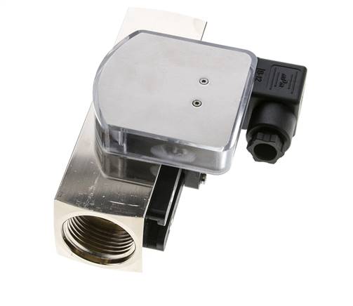 Débitmètre et contrôleur de débit à section variable pour huile 10-30 l/min G1'' en laiton