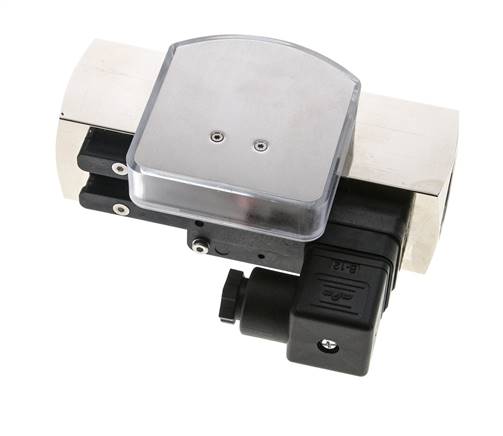 Débitmètre et contrôleur de débit à section variable pour huile 10-30 l/min G1'' en laiton