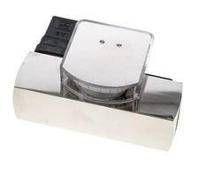 Débitmètre et contrôleur de débit à section variable pour huile 15-45 l/min G1'' en laiton