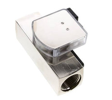 Débitmètre et contrôleur de débit à section variable pour huile 35-110 l/min G1'' en laiton