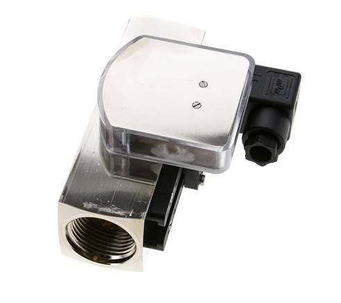 Débitmètre et contrôleur de débit à section variable pour huile 35-110 l/min G1'' en laiton