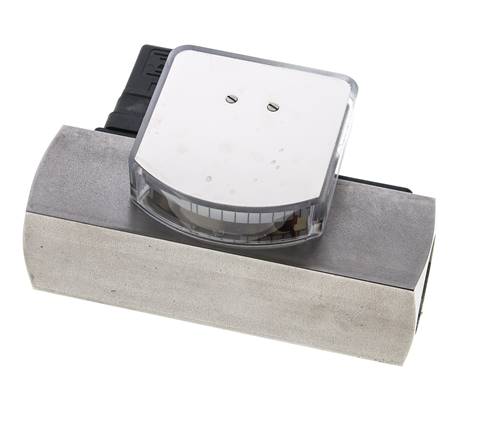 Débitmètre et contrôleur de débit à section variable pour huile 0.5-1.5 l/min G1'' en acier inoxydable
