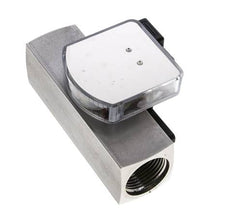 Débitmètre et contrôleur de débit à section variable pour huile 0.5-1.5 l/min G1'' en acier inoxydable