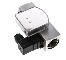 Débitmètre et contrôleur de débit à section variable pour huile 0.5-1.5 l/min G1'' en acier inoxydable