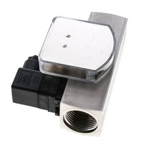 Débitmètre et contrôleur de débit à section variable pour huile 0.5-1.5 l/min G1'' en acier inoxydable