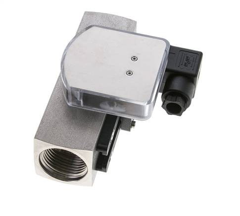 Débitmètre et contrôleur de débit à section variable pour huile 2-8 l/min G1'' en acier inoxydable
