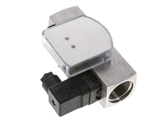 Débitmètre et contrôleur de débit à section variable pour huile 2-8 l/min G1'' en acier inoxydable