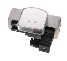 Débitmètre et contrôleur de débit à section variable pour huile 3-10 l/min G1'' en acier inoxydable