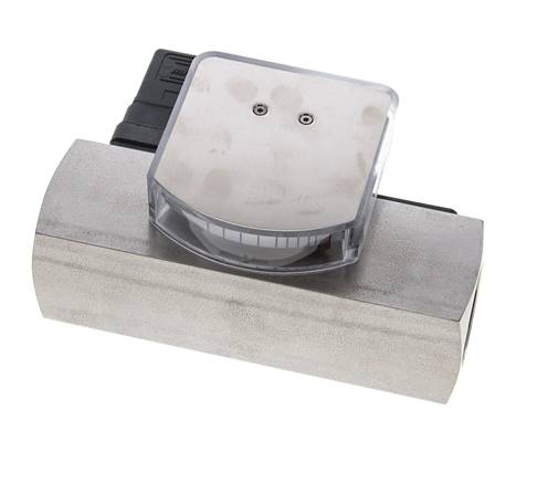 Débitmètre et contrôleur de débit à section variable pour huile 5-15 l/min G1'' en acier inoxydable