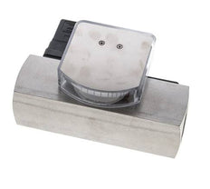 Débitmètre et contrôleur de débit à section variable pour huile 5-15 l/min G1'' en acier inoxydable