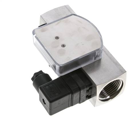 Débitmètre et contrôleur de débit à section variable pour huile 5-15 l/min G1'' en acier inoxydable