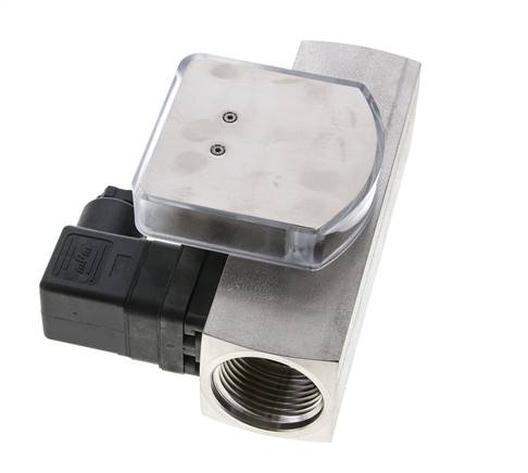 Débitmètre et contrôleur de débit à section variable pour huile 5-15 l/min G1'' en acier inoxydable