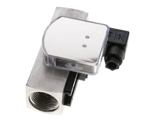 Débitmètre et contrôleur de débit à section variable pour huile 8-24 l/min G1'' en acier inoxydable