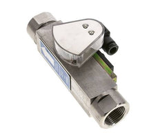 Débitmètre et contrôleur de débit à section variable pour huile 8-80 l/min G1'' en acier inoxydable