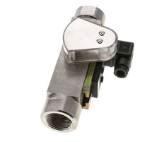 Débitmètre et contrôleur de débit à section variable pour huile 8-80 l/min G1'' en acier inoxydable