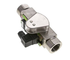 Débitmètre et contrôleur de débit à section variable pour huile 8-80 l/min G1'' en acier inoxydable