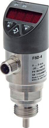 Débitmètre et contrôleur de débit calorimétrique WIKA FSD-4 G1/2'' avec IO-Link