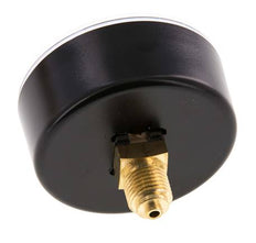 0..10 Bar (0..145 psi) Pressure Gauge Rear Plastic/Brass 63 mm Class 2.5