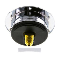 0..315 Bar (0..4569 psi) Panel Mount Pressure Gauge Steel/Brass 63 mm Class 2.5 (Front Panel)