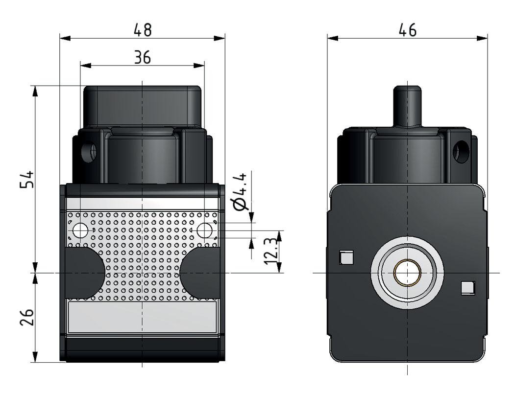 Vanne à bille 3/2 G1/4 2800 l/min Multifix 1