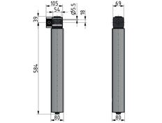 Sécheur à membrane 1/2'' 1100l/min Mutifix
