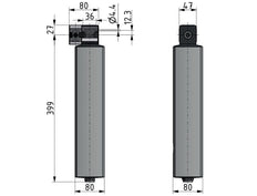 Sécheur à membrane 1/4'' 350l/min Mutifix