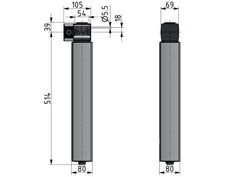 Sécheur à membrane 1/2'' 820l/min Mutifix