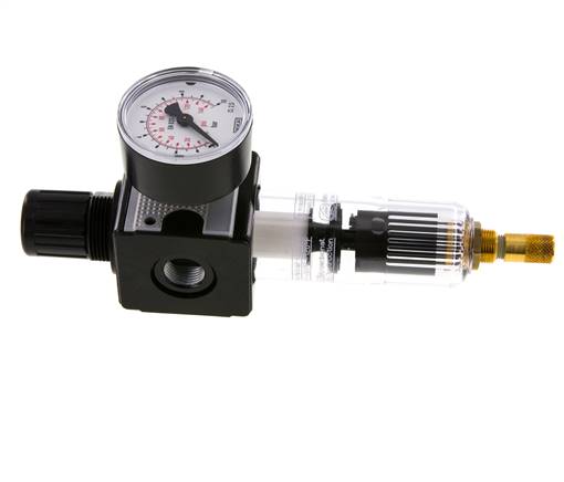 Filtre-régulateur G3/8'' 1600l/min 0.2-6.0bar/3-87psi Auto Polycarbonate Multifix 1