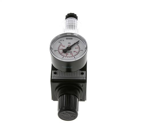 Filtre-régulateur G1/4'' 1600l/min 0.5-16.0bar/7-232psi Multifix 1