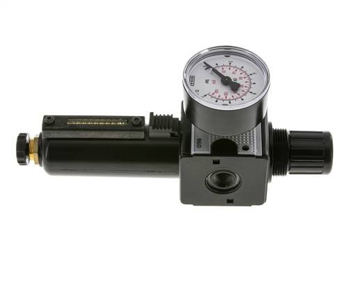 Filtre-régulateur G1/4'' 1600l/min 0.2-6.0bar/3-87psi Multifix 1