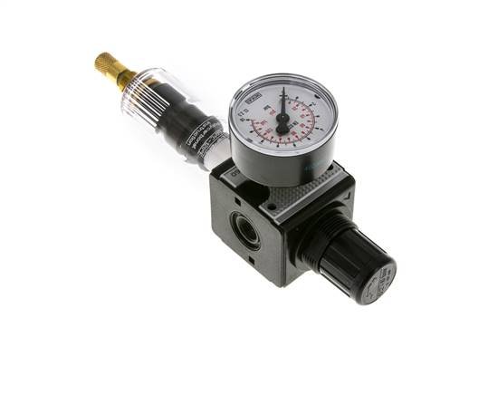 Filtre-régulateur G1/4'' 1600l/min 0.2-6.0bar/3-87psi Multifix 1