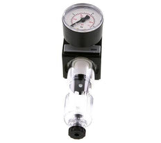 Filtre-régulateur G3/8'' 1600l/min 0.5-10.0bar/7-145psi Semi-Auto Polycarbonate Multifix 1