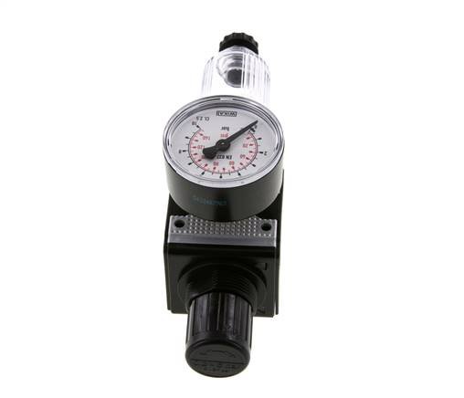 Filtre-régulateur G3/8'' 1600l/min 0.2-6.0bar/3-87psi Multifix 1