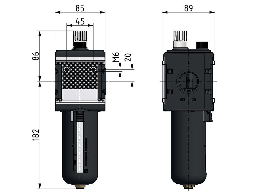 Lubrificateur G3/4'' Multifix 4