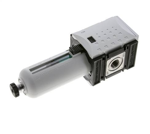 Microfiltre 0.01microns G3/8'' 450l/min Semi-Auto Polycarbonate Futura 2