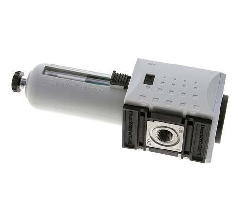 Microfiltre 0.01microns G3/8'' 450l/min Semi-Auto Polycarbonate Futura 2