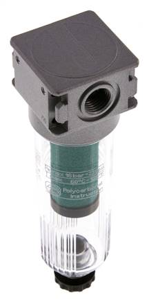Microfiltre 0.01microns G1/4'' 450l/min Semi-Auto Polycarbonate Multifix 0