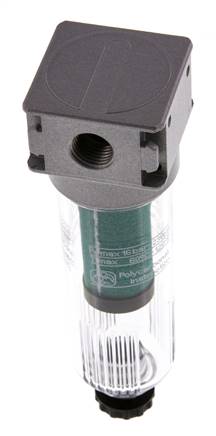 Microfiltre 0.01microns G1/4'' 450l/min Semi-Auto Polycarbonate Multifix 0