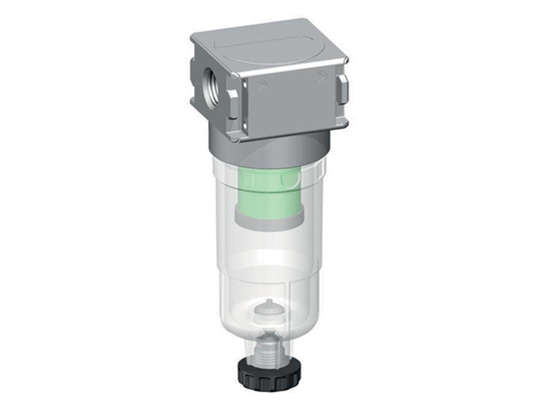 Microfiltre 0.01microns G1/8'' 230l/min Semi-Auto Polycarbonate Multifix 0